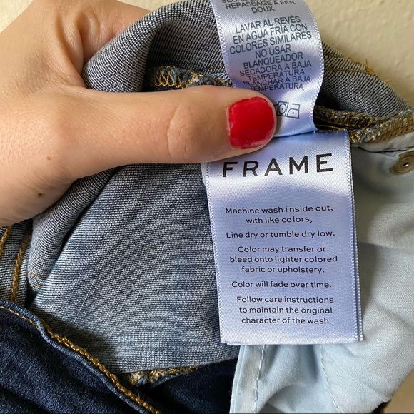 Frame Denim Side Slit Le High Skinny Jeans Size 26 - Picture 11 of 11